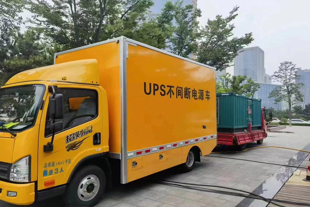 湖州发电机租赁施工现场