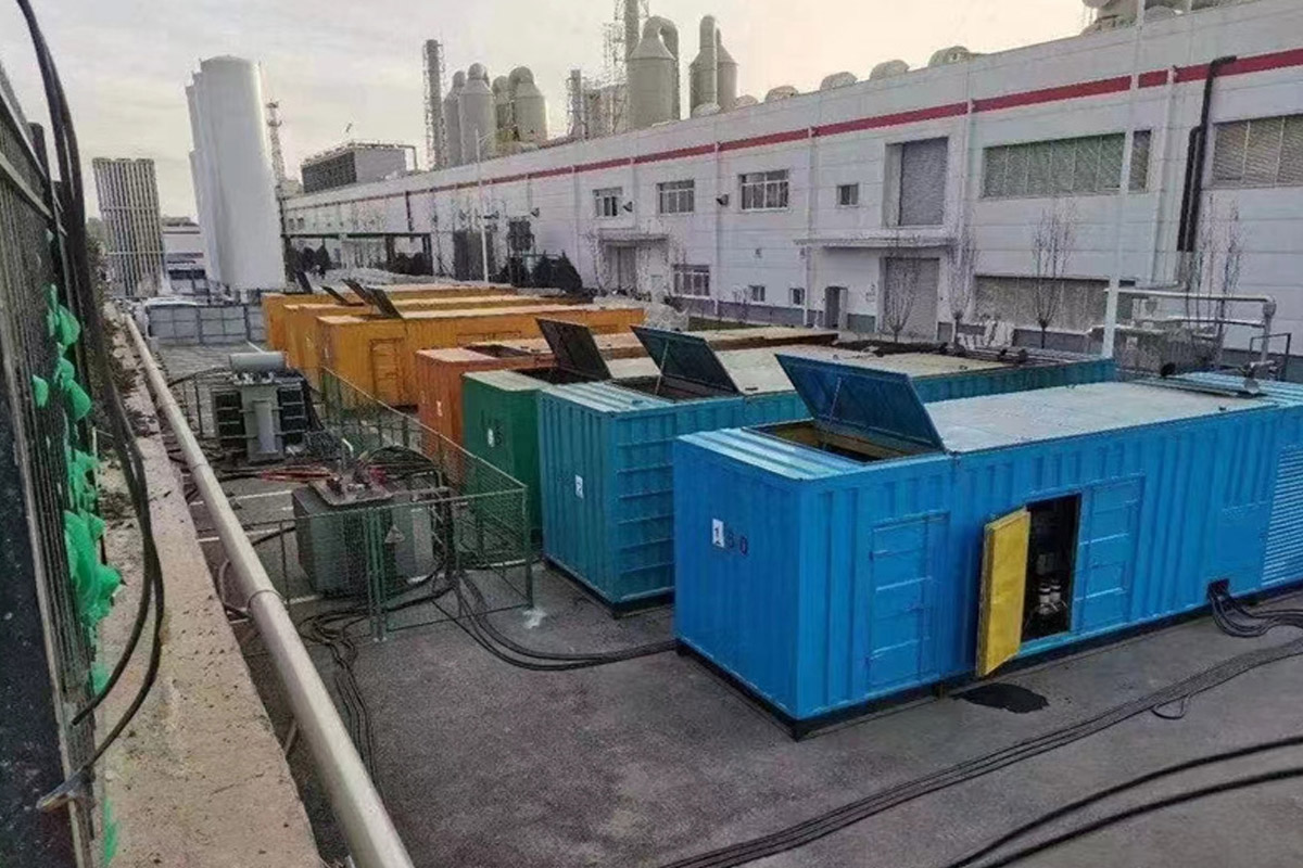 湖州发电机租赁施工现场